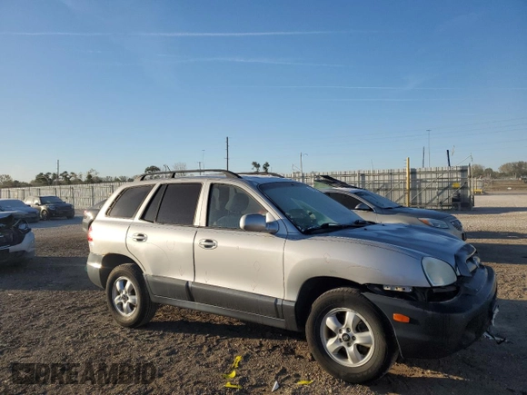 2005 Hyundai Santa Fe GLS with VIN KM8SC73E25U858517, listed as a Copart auction lot 75688114 with 161,600 mi miles and Salvage Title. Bid and sale history available at carsss.com. Image 4.