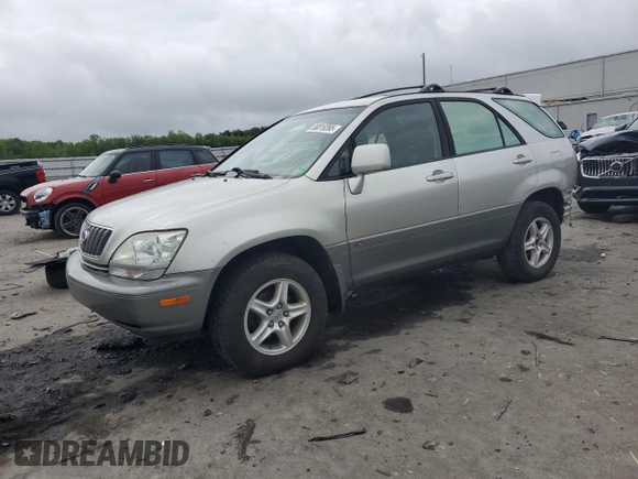 2003 Lexus RX 300 z VIN JTJHF10U130298408, wystawiony jako Copart lot #58018395 z przebiegiem 218 010 mil mil oraz Szkoda całkowita • Salvage title. Historia ofert i sprzedaży dostępna na DreamBid. Obrazek 1.