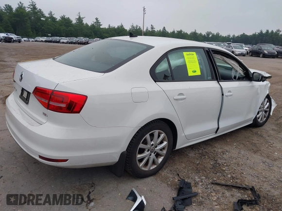 2015 Volkswagen Jetta SE with VIN 3VWD17AJ5FM298661, listed as a IAAI auction lot 42617168 with 97,386 mi miles and . Bid and sale history available at DreamBid. Image 4.