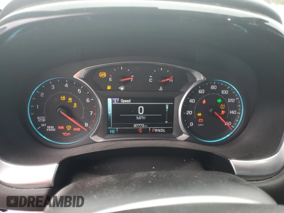 2018 Chevrolet Traverse LT Cloth with VIN 1GNERGKW9JJ277013, listed as a Copart auction lot 73587314 with 97,773 mi miles and Salvage Title. Bid and sale history available at carsss.com. Image 9.