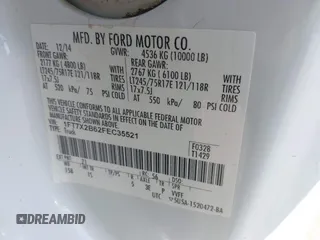 2015 Ford F-250 XLT с VIN 1FT7X2B62FEC35521, выставлен на аукционе IAAI как лот 42062782 с пробегом Не указан миль и . История ставок и продаж доступна на DreamBid. Изображение 9.