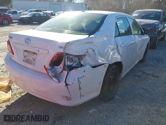 2010 Toyota Corolla with VIN JTDBU4EE3A9119019, listed as a IAAI auction lot 41366230 with 246,376 mi miles and . Bid and sale history available at DreamBid. Image 4.