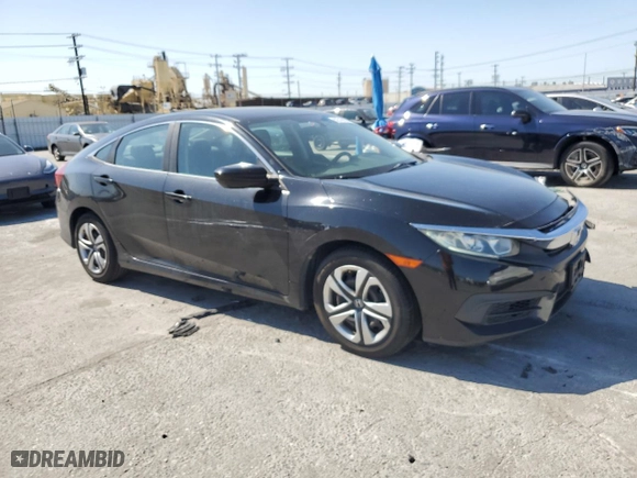 2017 Honda Civic Sedan LX with VIN 2HGFC2F57HH566021, listed as a Copart auction lot 52318955 with 109,133 mi miles and Salvage Title. Bid and sale history available at carsss.com. Image 4.