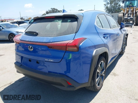 2022 Lexus UX 200 with VIN JTHX3JBH0N2049742, listed as a IAAI auction lot 41917341 with 18,728 mi miles and . Bid and sale history available at DreamBid. Image 4.