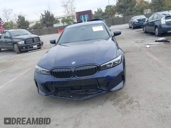 2024 BMW 3 Series 330e with VIN 3MW39FF05R8E83398, listed as a IAAI auction lot 41352962 with 12,406 mi miles. Bid and sale history available at carsss.com. Image 13.