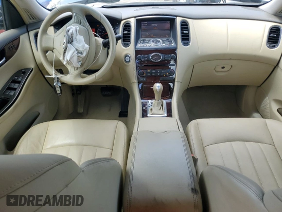 2008 Infiniti EX Journey with VIN JNKAJ09E38M303700, listed as a Copart auction lot 57881605 with 62,888 mi miles and Salvage title. Bid and sale history available at DreamBid. Image 8.
