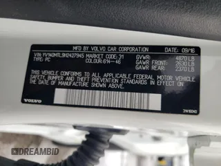 2017 Volvo S60 Dynamic с VIN YV140MTL9H2427945, выставлен на аукционе Copart как лот 44314525 с пробегом 116 140 миль миль и Списание • Salvage title. История ставок и продаж доступна на DreamBid. Изображение 13.