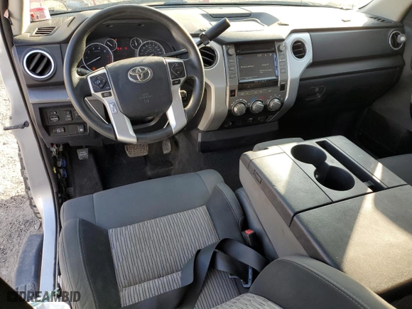 2017 Toyota Tundra 2WD SR5 with VIN 5TFEM5F12HX119128, listed as a Copart auction lot 80928754 with 105,396 mi miles and Salvage Title. Bid and sale history available at carsss.com. Image 8.