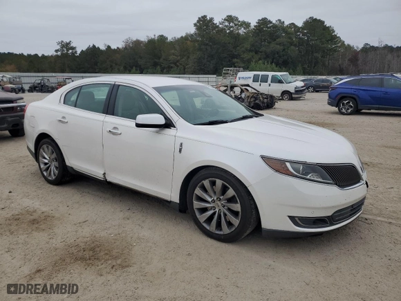 2013 Lincoln MKS with VIN 1LNHL9DK0DG603405, listed as a Copart auction lot 78154494 with 200,829 mi miles and Salvage Title. Bid and sale history available at carsss.com. Image 4.
