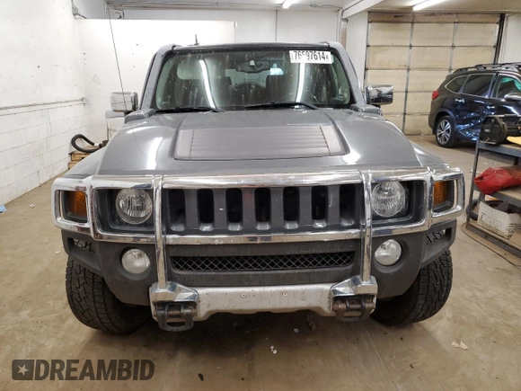2008 Hummer H3 SUV with VIN 5GTEN13E488154656, listed as a Copart auction lot 76597614 with 189,629 mi miles and Salvage Title. Bid and sale history available at carsss.com. Image 5.
