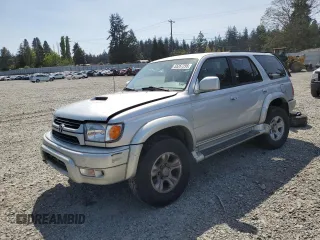 2001 Toyota 4Runner SR5 z VIN JT3HN86R510360069, wystawiony jako Copart lot #55267295 z przebiegiem 226 980 mil mil oraz Szkoda całkowita • Salvage title. Historia ofert i sprzedaży dostępna na DreamBid. Obrazek 1.