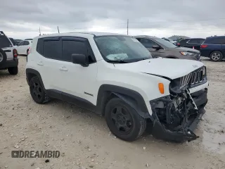 2017 Jeep Renegade Sport with VIN ZACCJAAB4HPF44975, listed as a Copart auction lot 55513715 with 92,913 mi miles and Salvage Title. Bid and sale history available at DreamBid. Image 4.