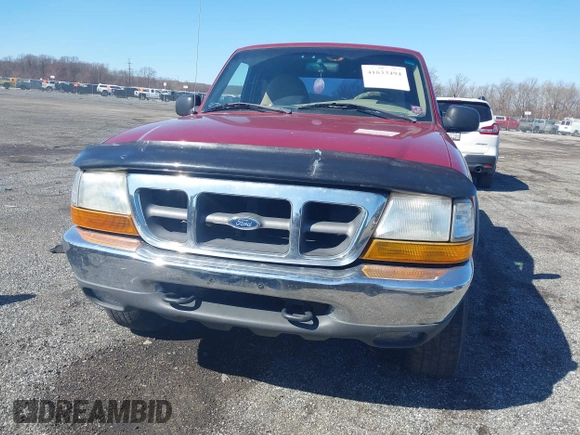 2000 Ford Ranger XL with VIN 1FTZR15V1YTB19905, listed as a IAAI auction lot 41833494 with 293,034 mi miles. Bid and sale history available at carsss.com. Image 12.