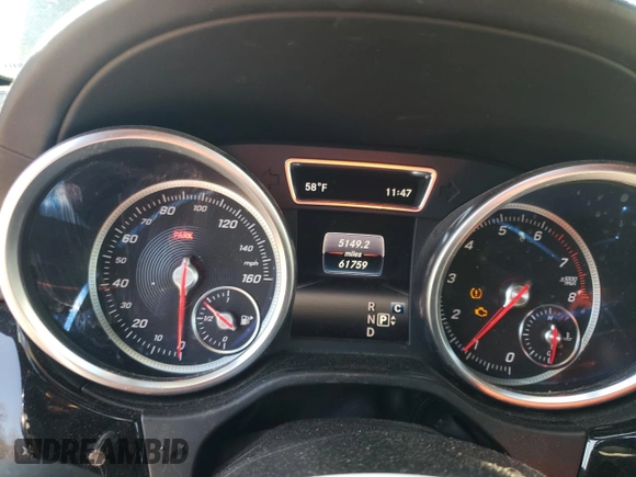 2018 Mercedes-Benz GLS with VIN 4JGDF6EE2JB071581, listed as a Copart auction lot 37065183 with 61,759 mi miles. Bid and sale history available at carsss.com. Image 9.