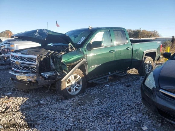2015 Chevrolet Silverado 1500 LT with VIN 1GCVKRECXFZ161452, listed as a Copart auction lot 84503724 with 85,550 mi miles and Salvage Title. Bid and sale history available at carsss.com. Image 1.