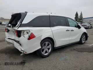 2020 Honda Odyssey EX with VIN 5FNRL6H57LB038073, listed as a Copart auction lot 54979525 with 38,114 mi miles and Salvage title. Bid and sale history available at DreamBid. Image 3.