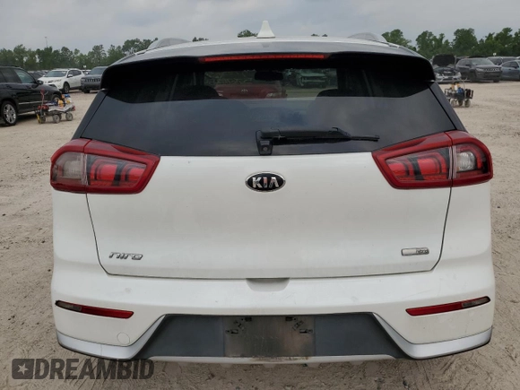 2018 Kia Niro EX with VIN KNDCC3LCXJ5128648, listed as a Copart auction lot 57678254 with 100,147 mi miles and Salvage Title. Bid and sale history available at carsss.com. Image 6.