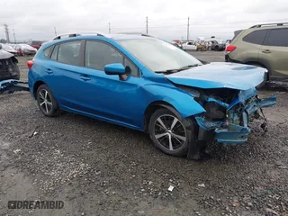 2019 Subaru Impreza Premium with VIN 4S3GTAD67K3739264, listed as a IAAI auction lot 41527348 with 43,462 mi miles. Bid and sale history available at carsss.com. Image 1.