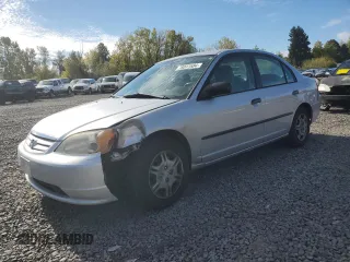 2001 Honda Civic z VIN 1HGEN26491L000464, wystawiony jako Copart lot #78042584 z przebiegiem 134 942 mil mil oraz Szkoda całkowita • Salvage title. Historia ofert i sprzedaży dostępna na DreamBid. Obrazek 1.