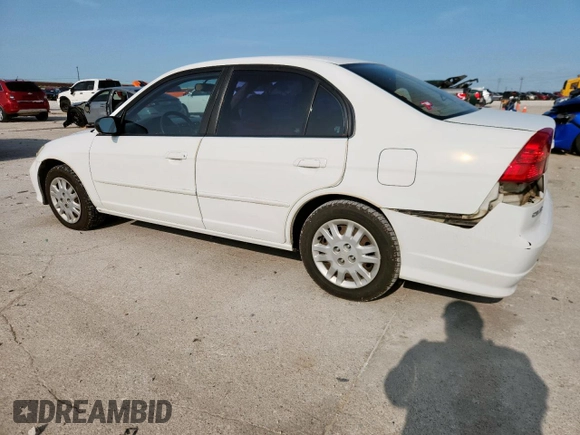 2004 Honda Civic LX z VIN 2HGES16594H639327, wystawiony jako Copart lot #59175775 z przebiegiem 151 172 mil mil oraz Szkoda całkowita • Salvage title. Historia ofert i sprzedaży dostępna na DreamBid. Obrazek 2.