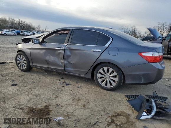 2013 Honda Accord Sdn EX-L with VIN 1HGCR2F82DA175654, listed as a Copart auction lot 50581295 with Not Provided miles and Salvage Title. Bid and sale history available at carsss.com. Image 2.