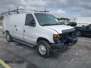 2013 Ford Econoline Cargo Commercial with VIN 1FTNE2EW6DDA10949, listed as a IAAI auction lot 41979346 with 250,952 mi miles and . Bid and sale history available at DreamBid. Image 1.