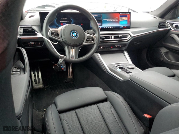 2024 BMW i4 eDrive40 with VIN WBY73AW02RFS17304, listed as a Copart auction lot 81729674 with 6,072 mi miles and Salvage Title. Bid and sale history available at carsss.com. Image 8.