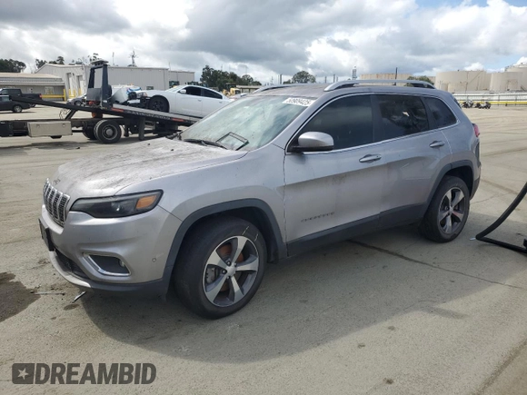 2019 Jeep Cherokee Limited with VIN 1C4PJMDN6KD179374, listed as a Copart auction lot 50909425 with 76,055 mi miles and Salvage Title. Bid and sale history available at carsss.com. Image 1.
