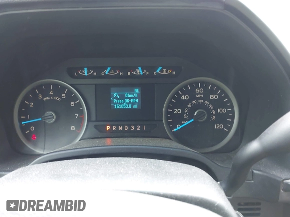 2017 Ford F-150 XL with VIN 1FTEX1C83HKD16193, listed as a IAAI auction lot 41934009 with 161,053 mi miles. Bid and sale history available at carsss.com. Image 7.
