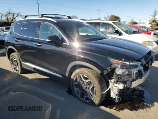 2023 Hyundai Santa Fe Hybrid Limited with VIN 5NMS5DA1XPH001157, listed as a Copart auction lot 87974745 with 14,354 mi miles and Salvage Title. Bid and sale history available at carsss.com. Image 4.
