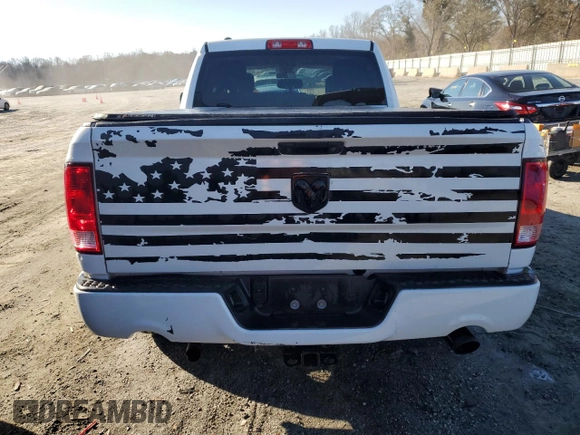 2018 Ram 1500 Tradesman with VIN 1C6RR6FT4JS280147, listed as a Copart auction lot 83537694 with 59,298 mi miles and Salvage title. Bid and sale history available at DreamBid. Image 6.