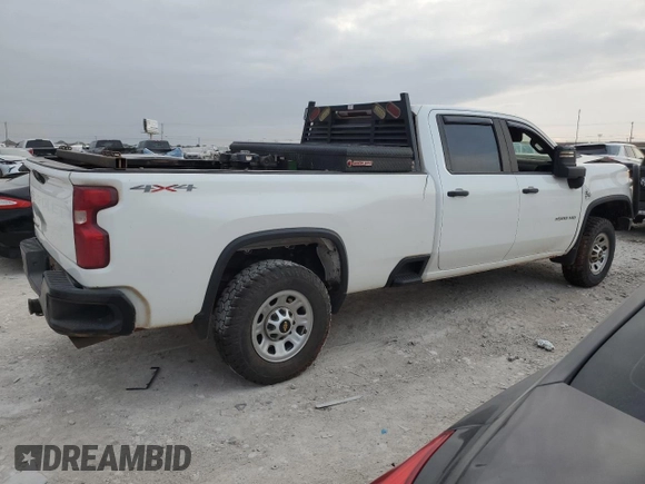 2020 Chevrolet Silverado 3500HD Work Truck with VIN 1GC4YSE71LF259223, listed as a Copart auction lot 81938794 with 0 mi miles and Salvage Title. Bid and sale history available at carsss.com. Image 3.