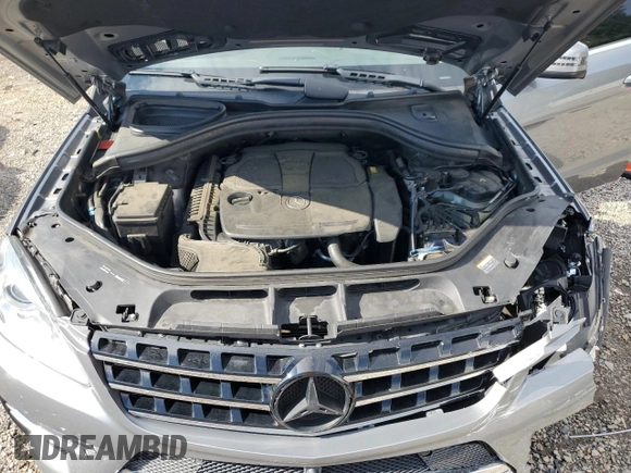 2014 Mercedes-Benz M 350 with VIN 4JGDA5JB6EA372418, listed as a Copart auction lot 60975265 with 134,387 mi miles and Salvage title. Bid and sale history available at DreamBid. Image 12.