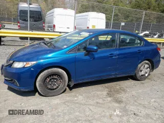 2014 Honda Civic Sedan LX with VIN 2HGFB2F59EH545296, listed as a Copart auction lot 52674245 with 140,871 mi miles and Salvage Title. Bid and sale history available at carsss.com. Image 1.