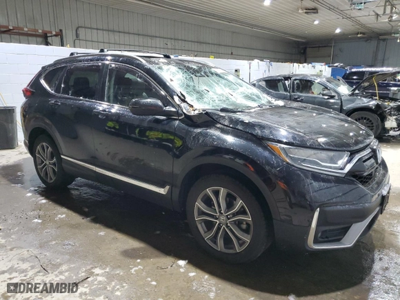 2020 Honda CR-V Touring with VIN 2HKRW2H97LH627497, listed as a Copart auction lot 88074445 with 75,142 mi miles and Salvage Title. Bid and sale history available at carsss.com. Image 4.
