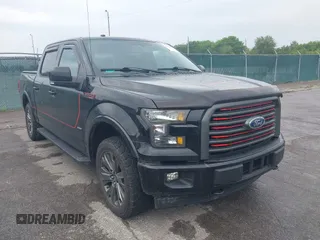 2017 Ford F-150 XL with VIN 1FTEW1EG1HFC84229, listed as a IAAI auction lot 42622651 with 116,974 mi miles and . Bid and sale history available at DreamBid. Image 1.