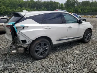 2023 Acura RDX w/A-Spec Package with VIN 5J8TC1H67PL007072, listed as a Copart auction lot 58448564 with 0 mi miles and Salvage Title. Bid and sale history available at carsss.com. Image 3.