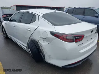 2014 Kia Optima Hybrid LX with VIN KNAGM4AD8E5067173, listed as a IAAI auction lot 41937734 with 121,209 mi miles. Bid and sale history available at carsss.com. Image 6.