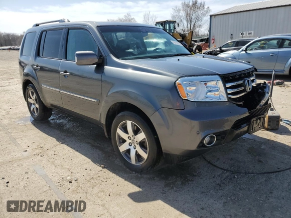 2012 Honda Pilot Touring with VIN 5FNYF4H9XCB084796, listed as a Copart auction lot 49319735 with 184,639 mi miles and Salvage Title. Bid and sale history available at DreamBid. Image 4.