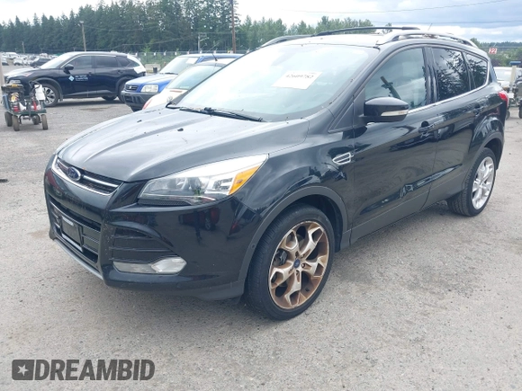 2013 Ford Escape Titanium with VIN 1FMCU9J98DUB02238, listed as a IAAI auction lot 42609782 with 168,574 mi miles and . Bid and sale history available at DreamBid. Image 2.
