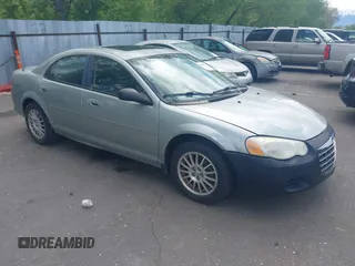 2004 Chrysler Sebring Touring with VIN 1C3AL56R74N412427, listed as a IAAI auction lot 42199777 with 103,265 mi miles and . Bid and sale history available at DreamBid. Image 1.
