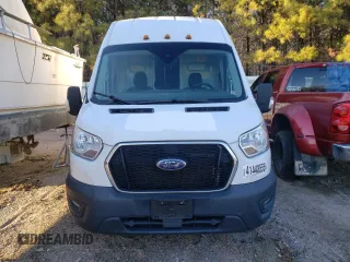 2021 Ford Transit with VIN 1FTRS4XG1MKA15984, listed as a Copart auction lot 41448555 with 59,264 mi miles and Salvage Title. Bid and sale history available at carsss.com. Image 5.