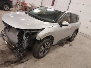 2022 Nissan Rogue SV with VIN 5N1BT3BB8NC696544, listed as a IAAI auction lot 41516760 with 24,679 mi miles. Bid and sale history available at carsss.com. Image 17.