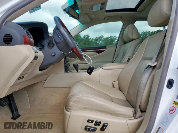 2007 Lexus LS 460 z VIN JTHBL46F175046208, wystawiony jako Copart lot #59219235 z przebiegiem 189 982 mil mil oraz Szkoda całkowita • Salvage title. Historia ofert i sprzedaży dostępna na DreamBid. Obrazek 7.