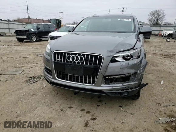 2013 Audi Q7 3.0T Premium Plus with VIN WA1LGAFE0DD011574, listed as a Copart auction lot 43081025 with 106,575 mi miles and Salvage Title. Bid and sale history available at carsss.com. Image 12.