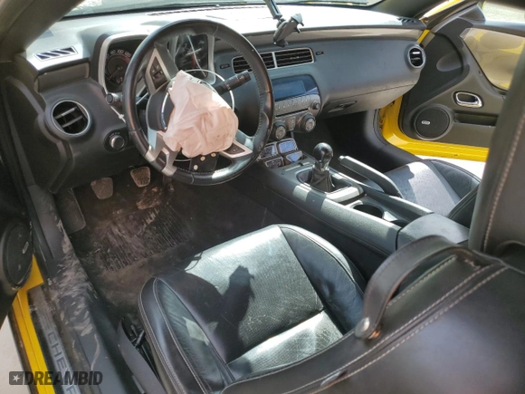 2010 Chevrolet Camaro 2SS with VIN 2G1FT1EW3A9135204, listed as a Copart auction lot 48469665 with 0 mi miles and Salvage Title. Bid and sale history available at carsss.com. Image 8.