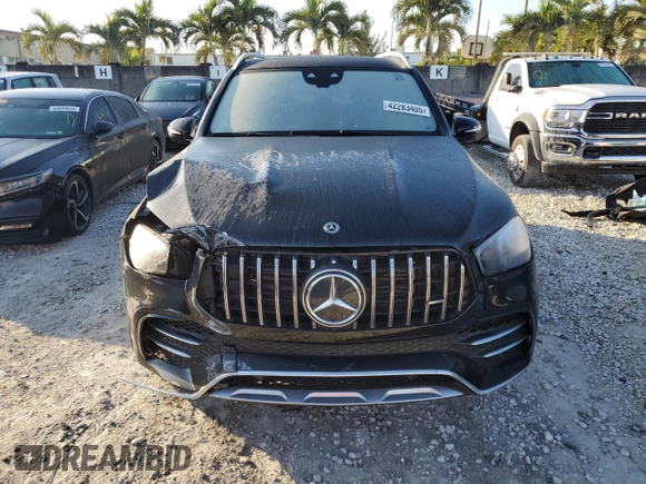 2023 Mercedes-Benz GLE 53 AMG with VIN 4JGFB6BB5PA909969, listed as a Copart auction lot 42283405 with 19,033 mi miles and Salvage title. Bid and sale history available at DreamBid. Image 5.