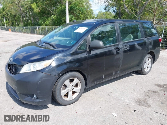 2017 Toyota Sienna L with VIN 5TDZZ3DC0HS860346, listed as a IAAI auction lot 42223979 with 215,659 mi miles and . Bid and sale history available at DreamBid. Image 2.