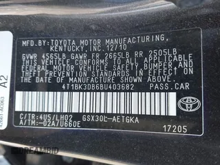 2011 Toyota Avalon with VIN 4T1BK3DB6BU403682, listed as a IAAI auction lot 41928488 with 194,490 mi miles and . Bid and sale history available at DreamBid. Image 9.