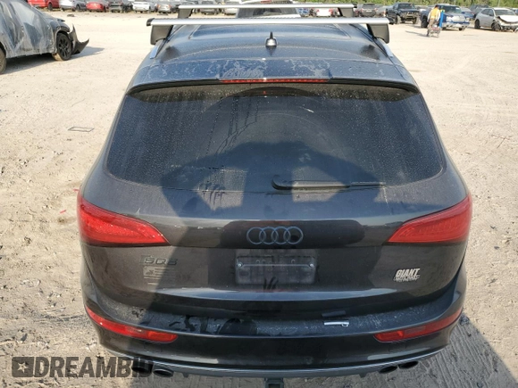 2014 Audi SQ5 Premium Plus with VIN WA1CGAFPXEA083029, listed as a Copart auction lot 53334305 with 132,854 mi miles and Salvage Title. Bid and sale history available at carsss.com. Image 6.